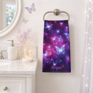 Personalised Butterfly Fantasy Art Bath Towel Set