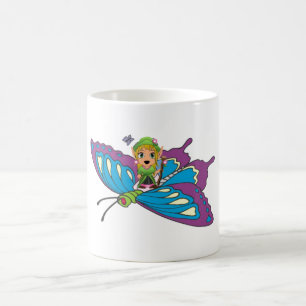 Personalised Butterfly Girl Coffee Mug