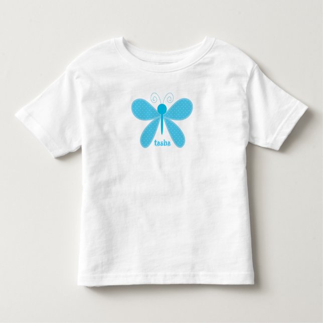 Personalised Butterfly Kids T-Shirt (Front)