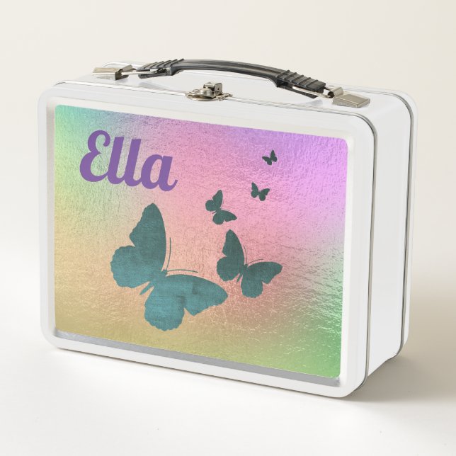 Personalised Butterfly Lunchbox (Front)