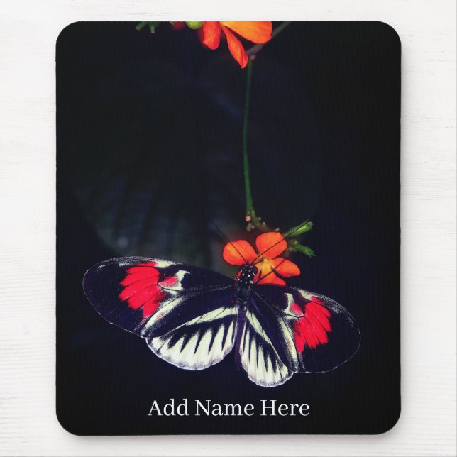 Personalised Butterfly  Mouse Pad (Front)