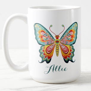 Personalised Butterfly Mug