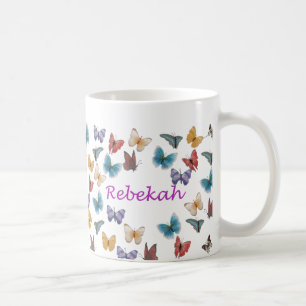 Personalised Butterfly Mug - Rebekah