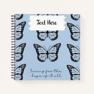 Personalised Butterfly Notebook