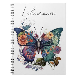 Personalised Butterfly Notebook
