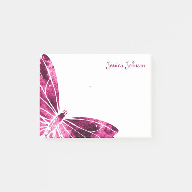 Personalised Butterfly notepad (Front)