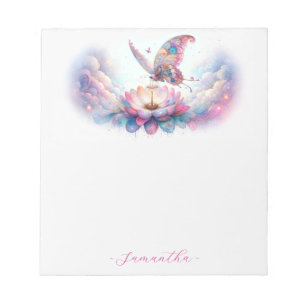 Personalised Butterfly Notepad