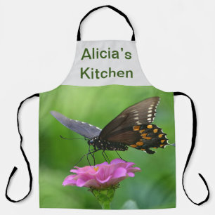 Personalised Butterfly on Zinnia Apron