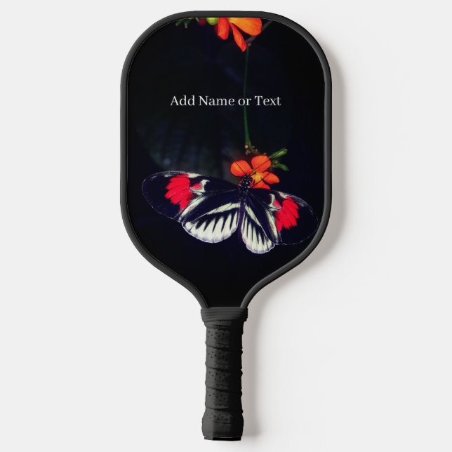 Personalised Butterfly  Pickleball Paddle (Back)