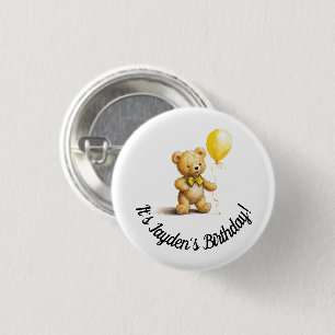 Personalised Button for Birthday, Baby Shower, 