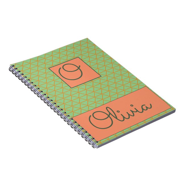 Personalised by Name Design Spiral Notebook (Right Side)
