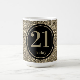 Personalised by year special birthday mug 21st