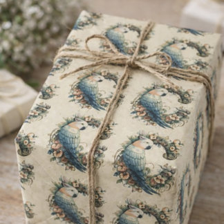Personalised ‘C’ Cockatoo Wrapping Paper 