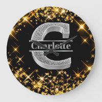 Personalised C Initial Silver Monogram Your Name