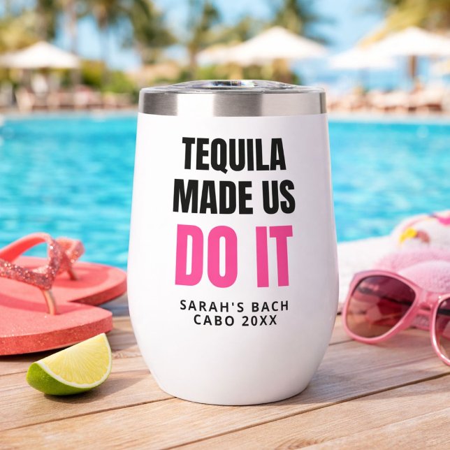 Personalised Cabo Bach Party Wine Tumbler (Creator Uploaded)