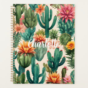 Personalised Cactus Art Print Planner
