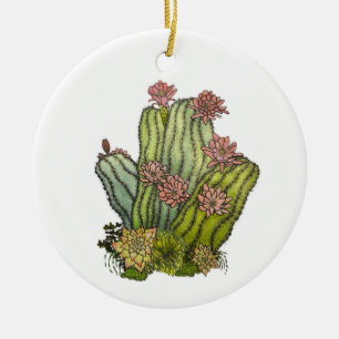 Personalised Cactus & Succulent Ornament