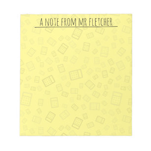 Personalised Calculator Pattern Notes