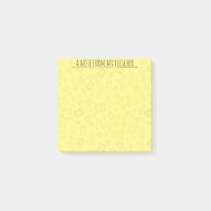Personalised Calculator Pattern Notes