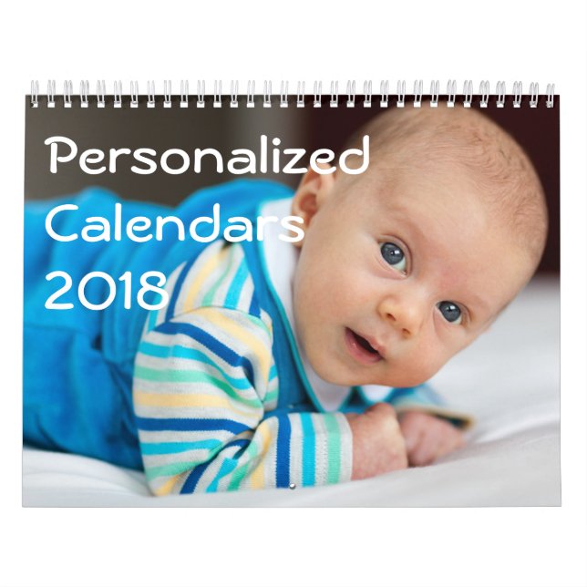 Personalised Calendars 2018 Add Photo (Cover)