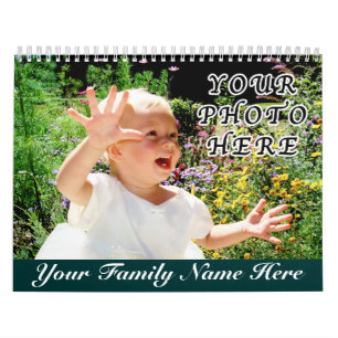 Personalised Calendars with YOUR NAME and PHOTOS