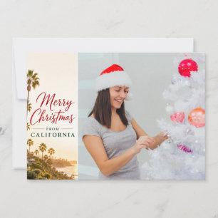 Personalised California Christmas Family Photo 