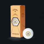 Personalised Callaway Golf Warbird Golf Balls<br><div class="desc">Easily personalise by changing the text on the template. Makes a great golfing gift. Sold in packs of 3. HEX Aerodynamics creates long, penetrating distance and provides better low-speed lift for Warbird. The Warbird Core creates a thinner cover that enhances feel without sacrificing speed and distance off the tee. Larger,...</div>