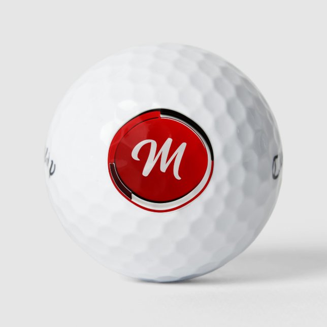 Personalised Callaway Warbird Golf Balls (Front)