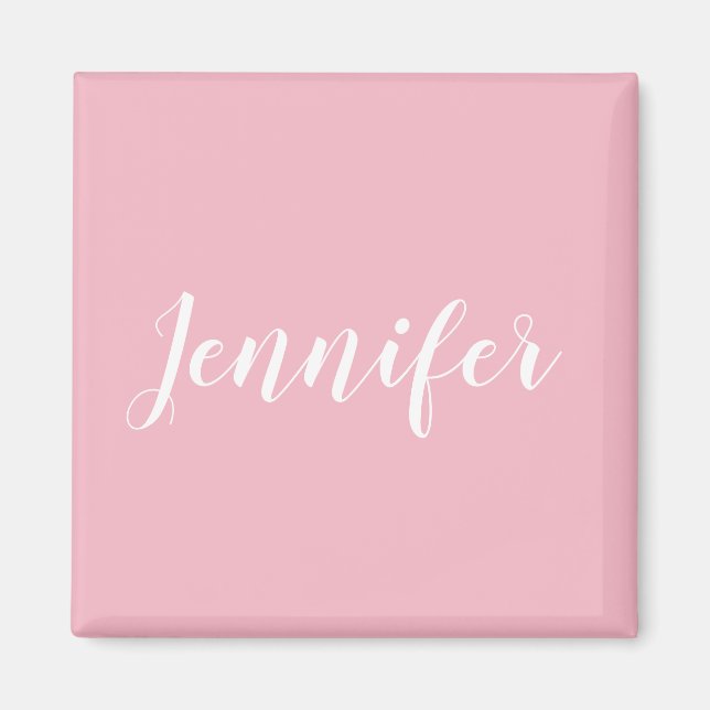 Personalised Calligraphy Jennifer Name Design Magnet (Front)