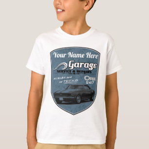 Personalised Camaro Garage T-Shirt