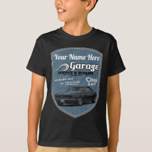 Personalised Camaro Garage T-Shirt
