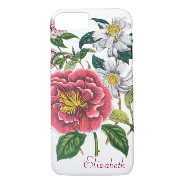 Personalised Camellias Case-Mate iPhone Case (Back)