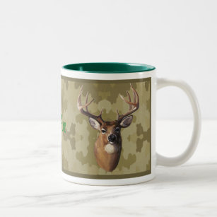 Personalised Camo Deer Mug