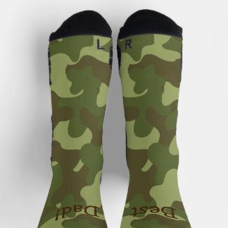 Personalised Camouflage Crew Socks