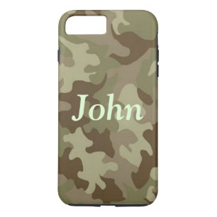 Personalised Camouflage iPhone 7 Case