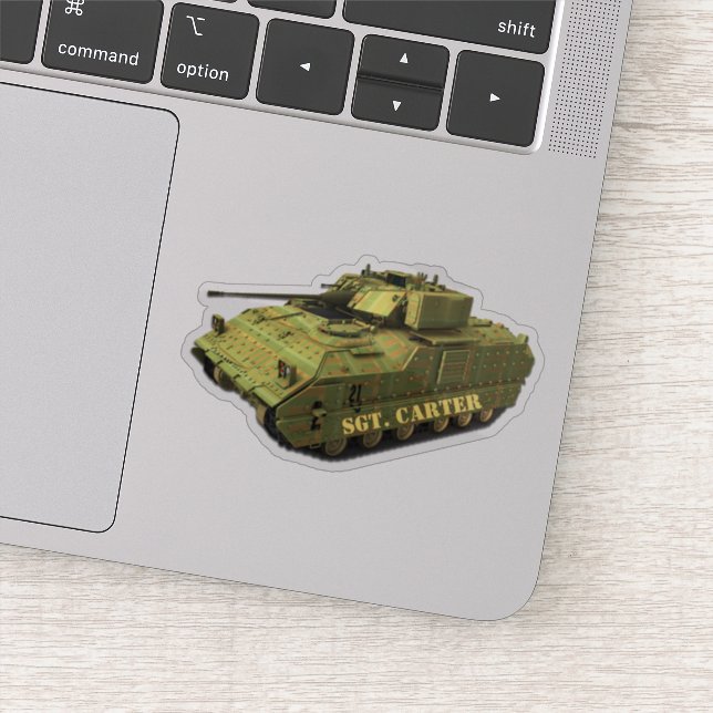 Personalised Camouflage Tank (Detail)