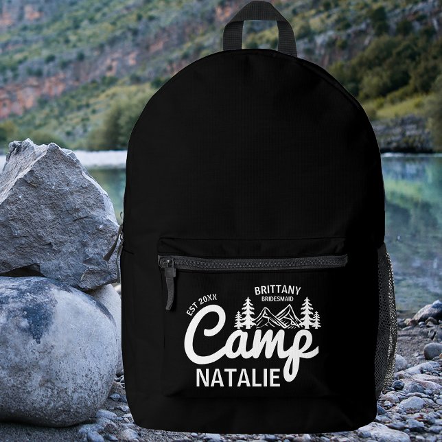 Personalised Camp Bach Bachelorette Party Custom Printed Backpack (Creator Uploaded)