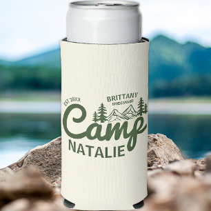 Personalised Camp Bach Bachelorette Party Custom Seltzer Can Cooler