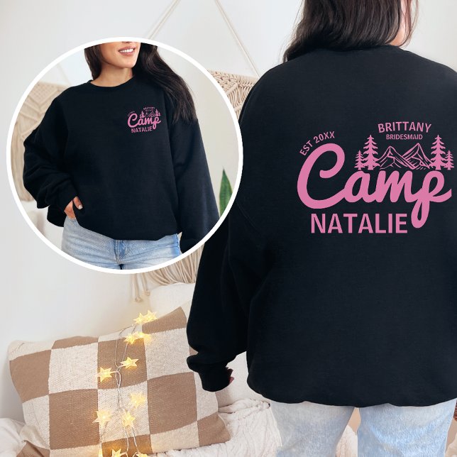 Personalised Camp Bach Bachelorette Party Custom Sweatshirt (Creator Uploaded)