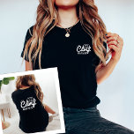 Personalised Camp Bach Bachelorette Party Custom T-Shirt<br><div class="desc">Gear up for your mountainous celebration with our Personalised Camp Bach Bachelorette Party Custom T-Shirt – a versatile and stylish addition to your camp bachelorette festivities. This custom shirt is more than just apparel; it's a symbol of the last trail before the veil, making it the perfect customised camp bachelorette...</div>