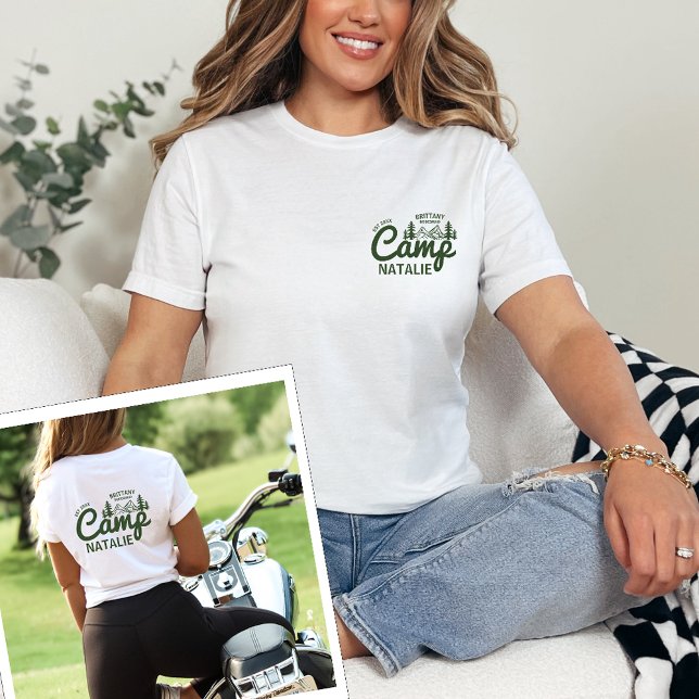 Personalised Camp Bach Bachelorette Party Custom T-Shirt (Creator Uploaded)