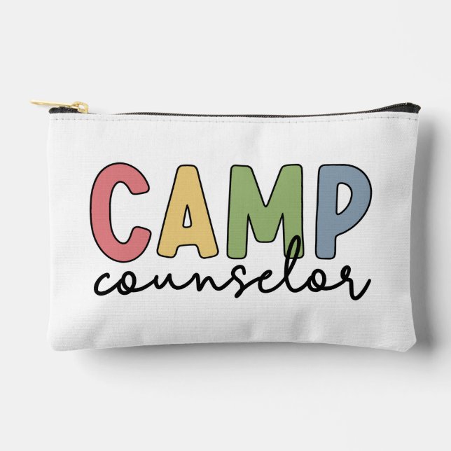 Personalised Camp Counsellor Gifts Accessory Pouch (Front)