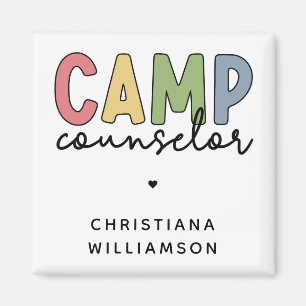 Personalised Camp Counsellor Gifts Magnet