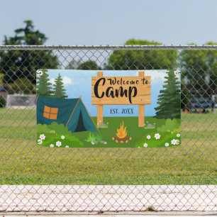 Personalised Camp Welcome  Banner