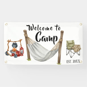 Personalised Camp Welcome  Banner