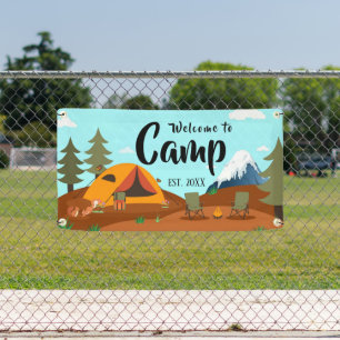 Personalised Camp Welcome  Banner