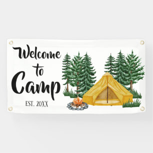 Personalised Camp Welcome  Banner