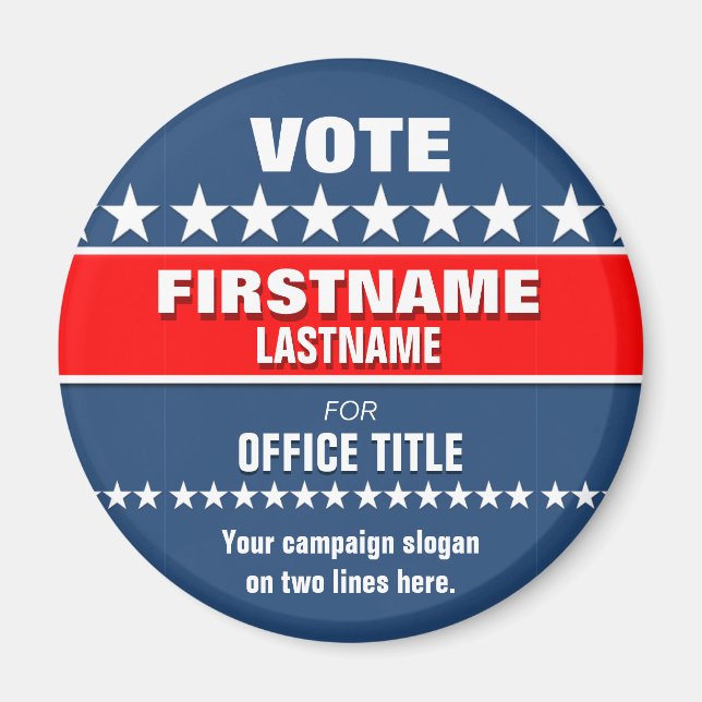 Personalised Campaign Magnet (Front)