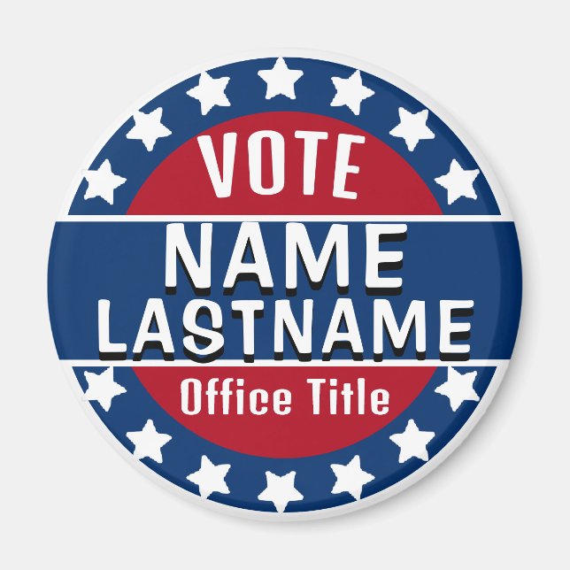 Personalised Campaign Template Magnet (Front)