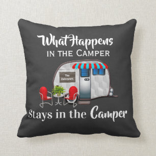 Personalised Camper Cushion